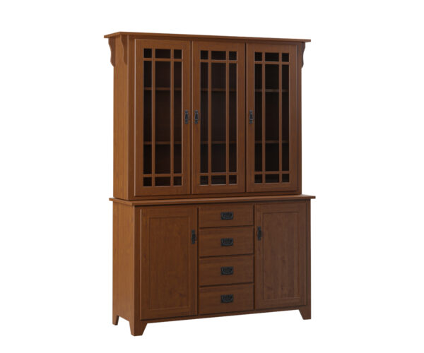 Burkholder Mission Three Door Buffet & Hutch