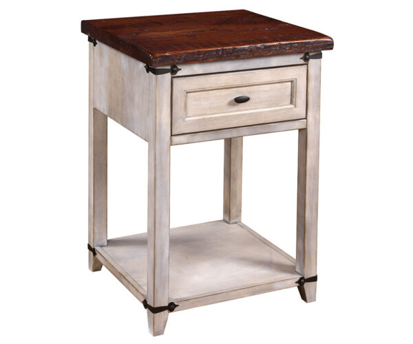 Farmhouse Heritage One Drawer Open Nightstand