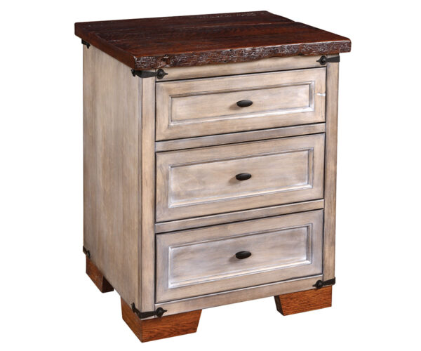 Farmhouse Heritage Three Drawer Nightstand