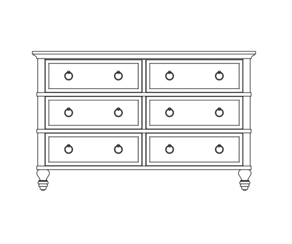 Avery 6-Drawer Dresser