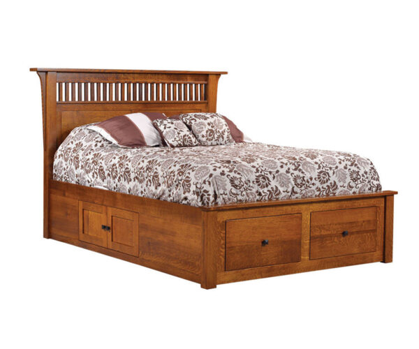Empire Mission Mission Bed with Drawer Unit