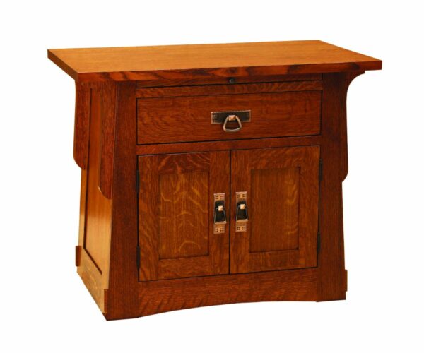 Aurora Crofter Door Nightstand with Pullout