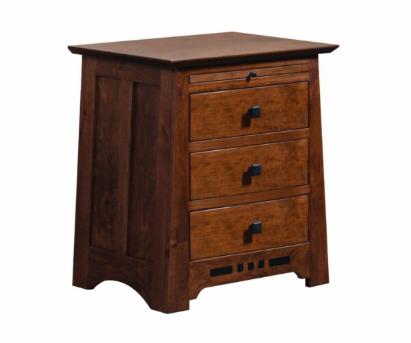 Pasadena 3-Drawer Nightstand with Pullout