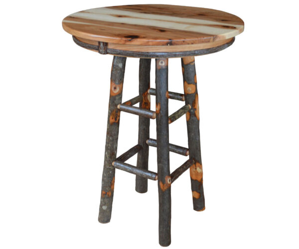 33" Round Hickory Bar Table