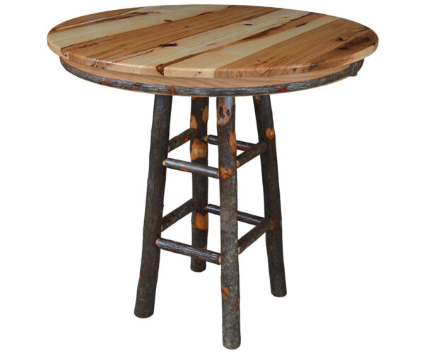 42" Round Hickory Bar Table