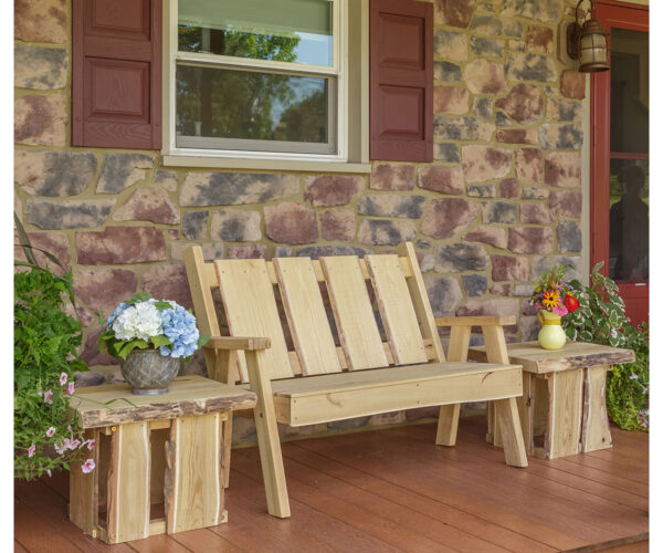 4' Timberline Garden Bench - Image 2