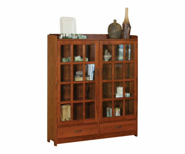 Century 2-Door 2-Drawer Bookcase