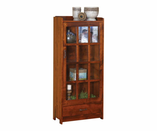 Century 1-Door 1-Drawer Bookcase