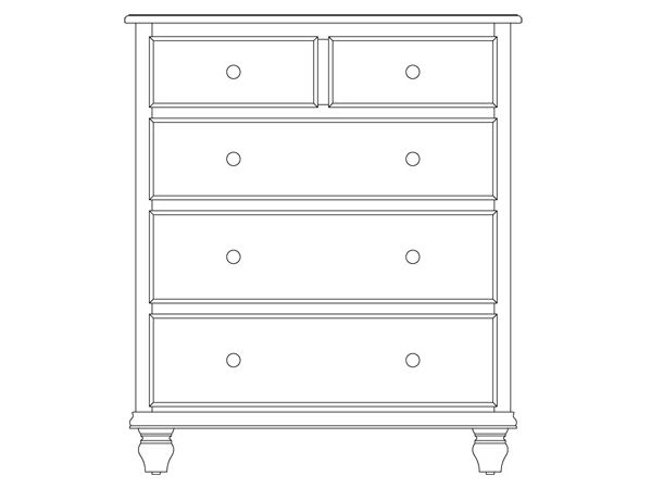 Bridgeport 5-Drawer Chest