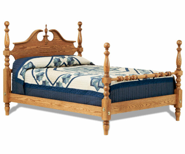 Colonial Cannonball Bed
