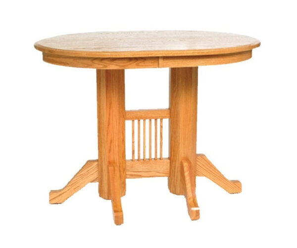 Double Pedestal Pub Table