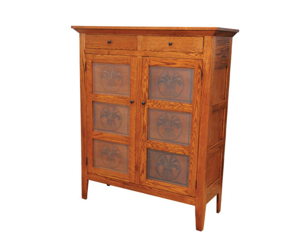 Shaker Two Door Two Drawer Pie Safe