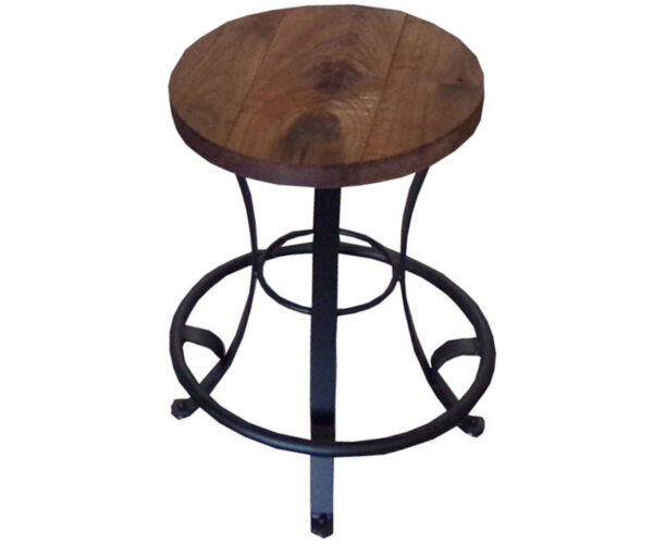 Walnut Ruff Sawn Bar Stool