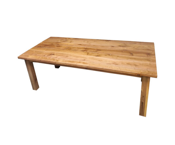 Character Walnut Dining Table with Mission Legs
