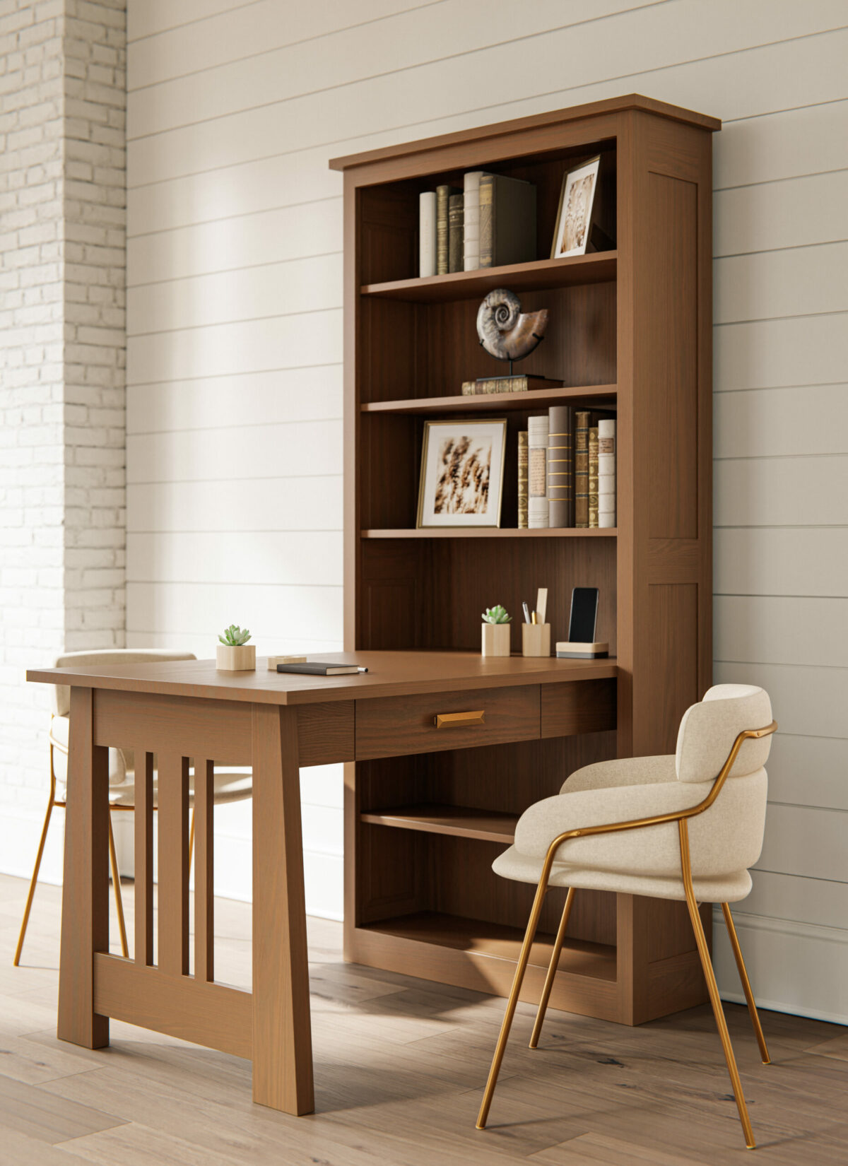 Freemont Mission Bookcase Desk - Image 2