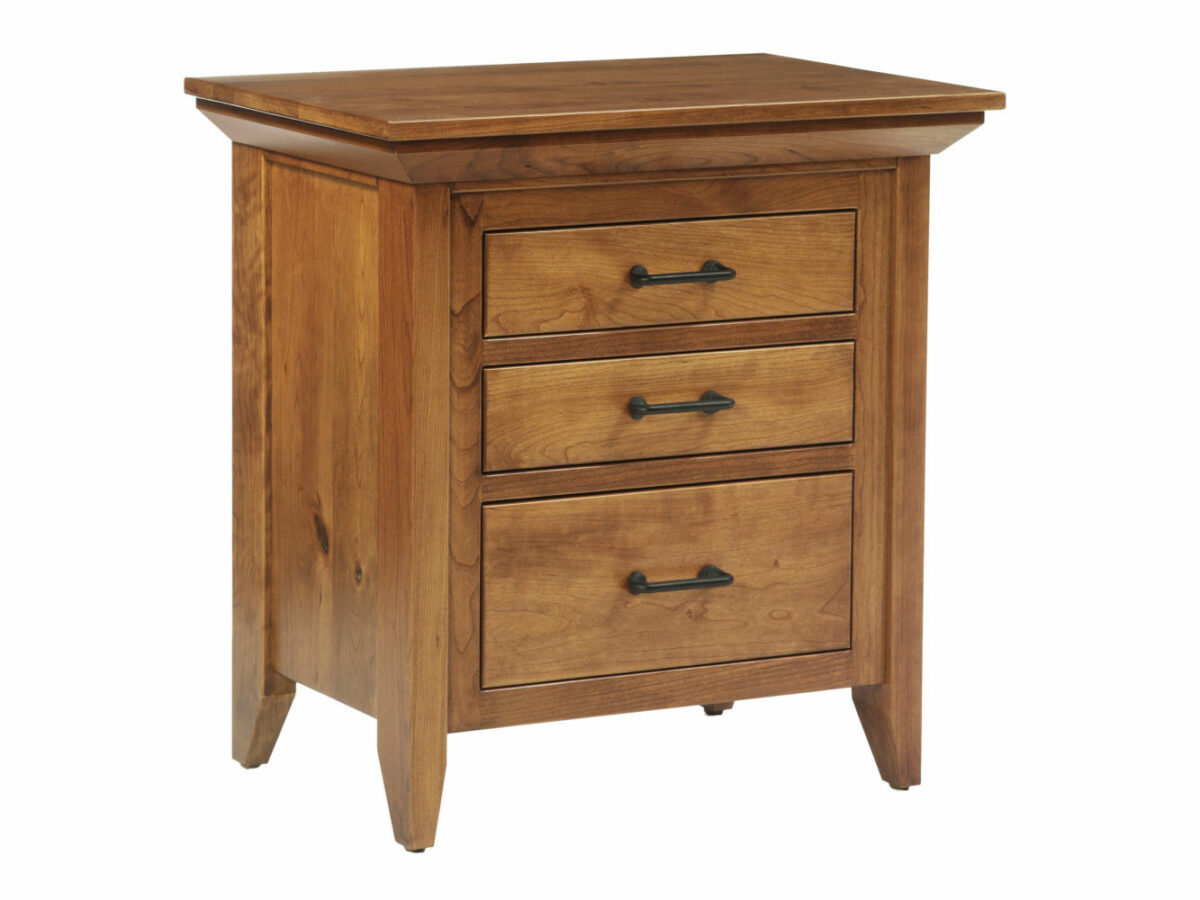 Canterbury Shaker 3-Drawer Nightstand