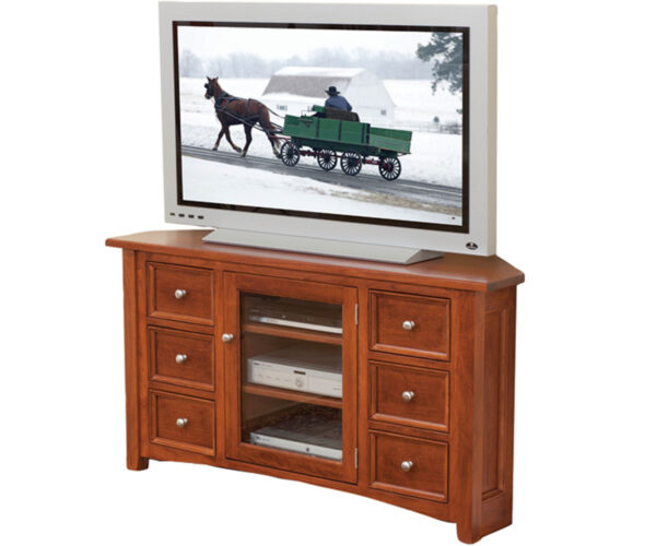 Garnet Hill Corner Media Console - 56"