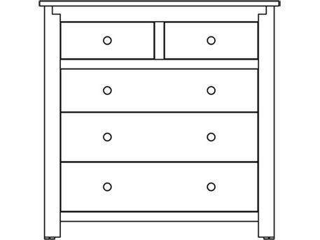 Hudson Limited 5-Drawer Chest