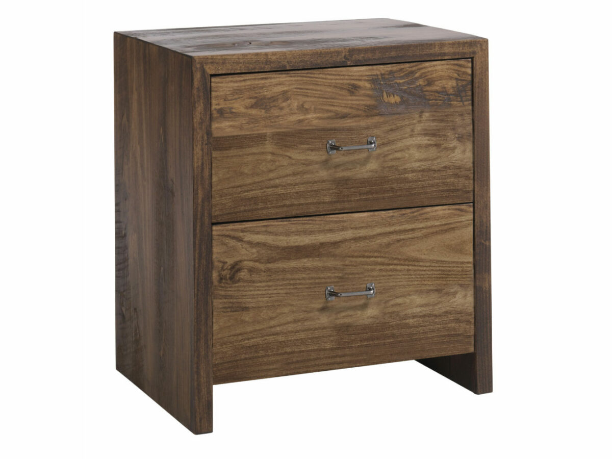 Iron Clad 2-Drawer Nightstand
