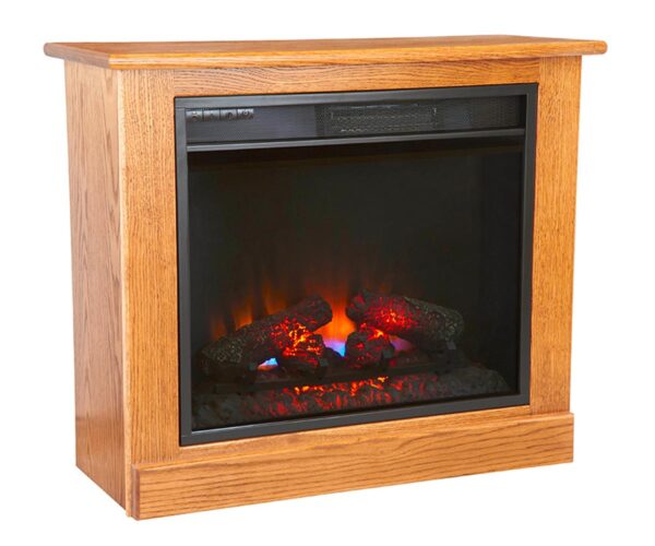 Portable Fireplace Heater on Casters
