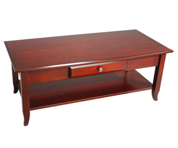 Manchester Coffee Table with Drawer & Shelf