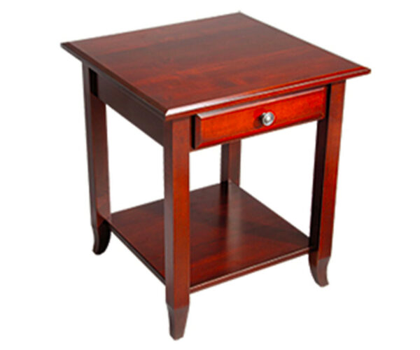 Manchester End Table with Drawer & Shelf