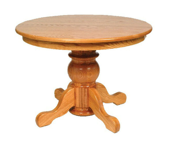 Pot Belly Plain Pedestal Table - Modern Feet