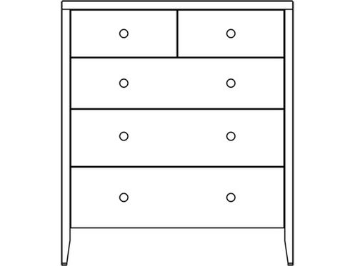 Renaissance 5-Drawer Chest