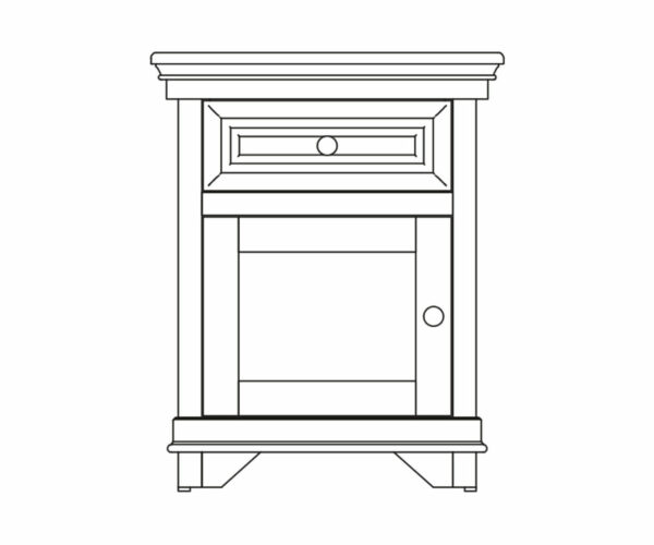 Arborne Door Nightstand