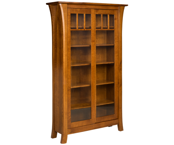 Ensinada Bookcase with Sliding Doors
