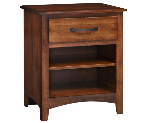 Concord 1 Drawer Nightstand with Open Shelf