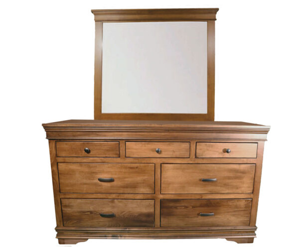 Colonial Dresser & Mirror