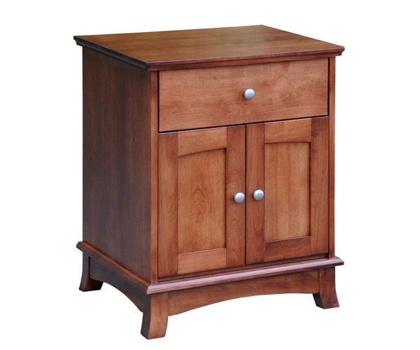 Crescent One Drawer Two Door Nightstand