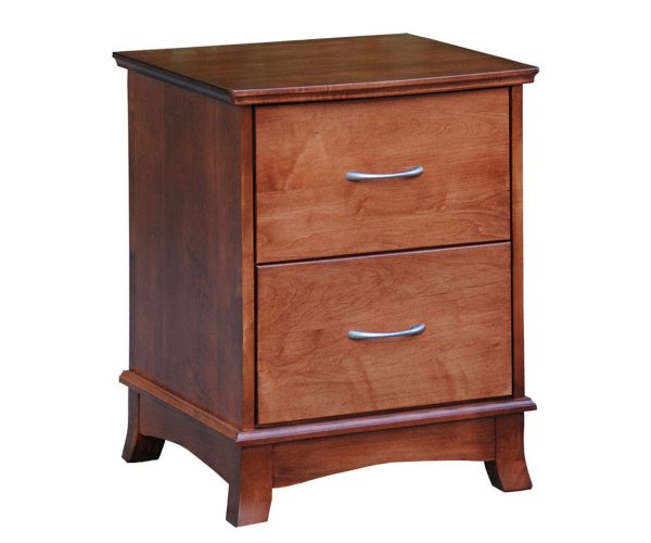 Crescent 2 Drawer Nightstand