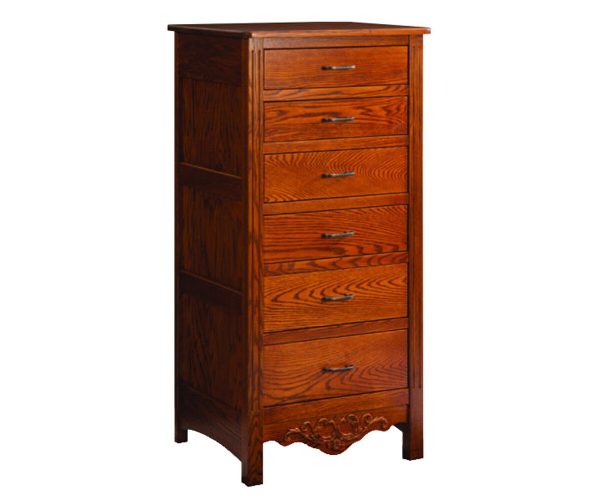 Amish Country Carved Chest