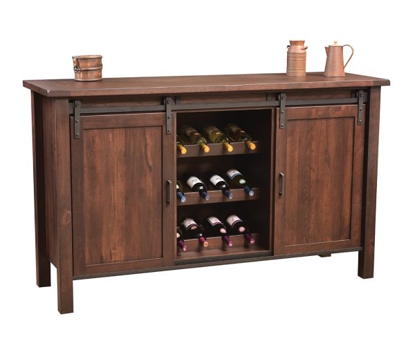Farmhouse Buffet with Wine Storage