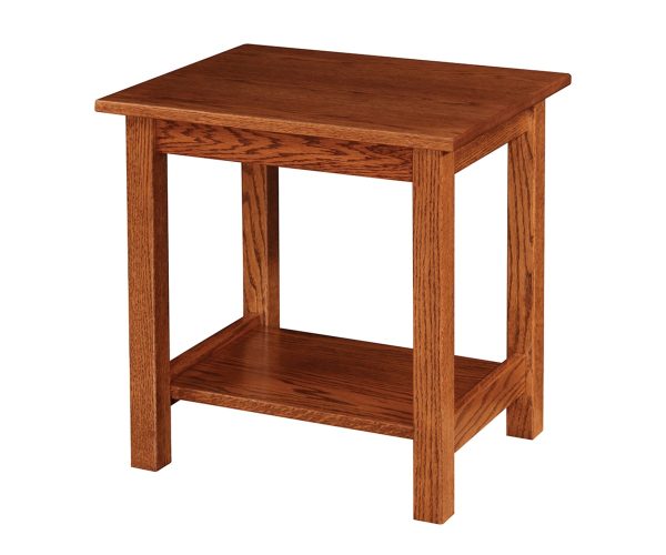 Mission End Table Without Slats