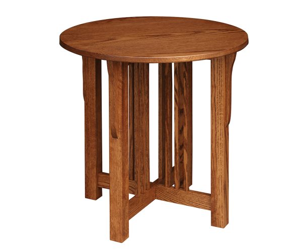 Prairie Mission Round End Table