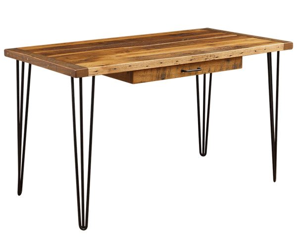 Urban Lodge Writing Desk with Hairpin Legs