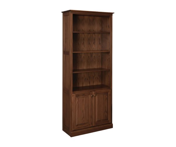 78" Bookcase With Doors - Traditional