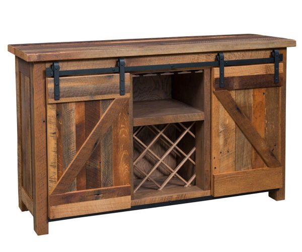 Barn Door Wine Server