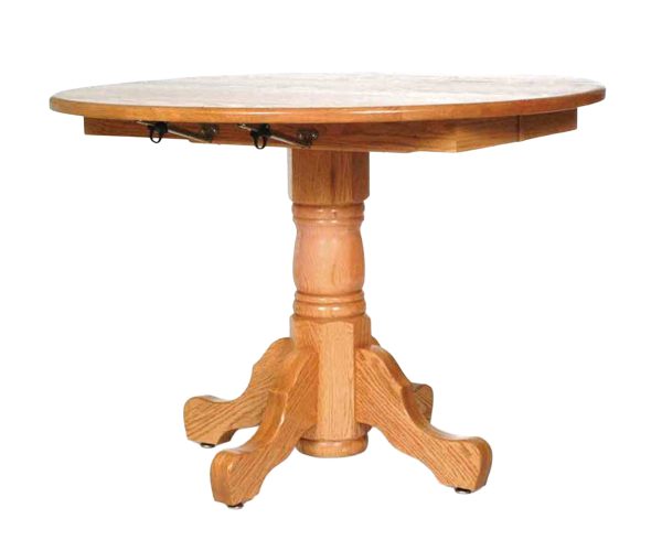 Single Pedestal Drop Leaf Table