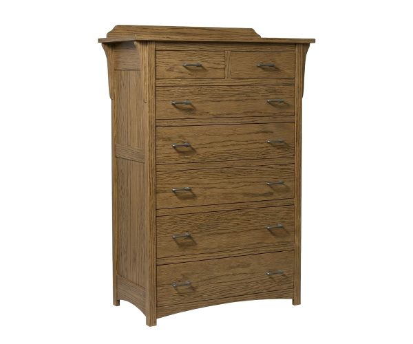 Dutch Corbel Mission Chest Of Drawers