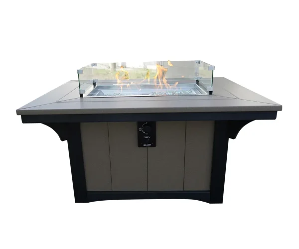 Boulder Creek Firepit With Poly Sides