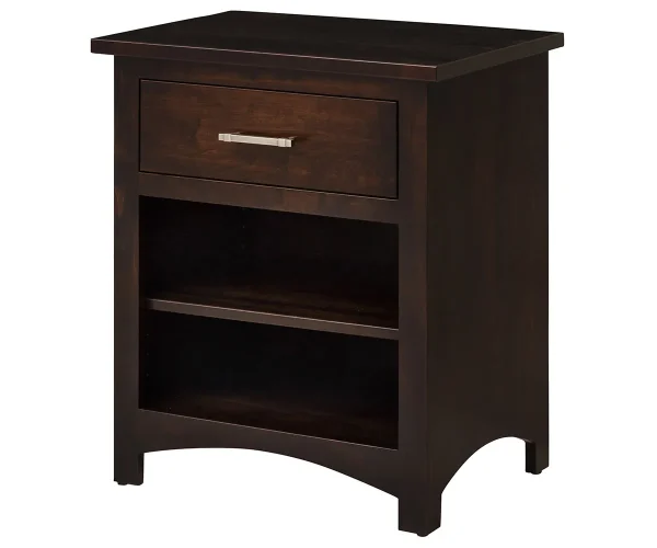 Avondale 1 Drawer/Open Shelf Nightstand