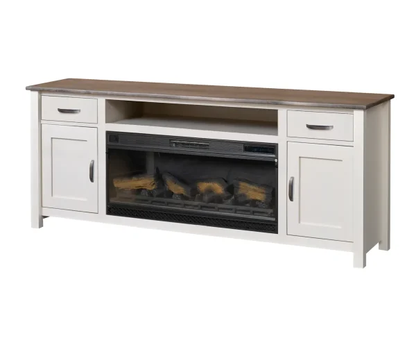 Sanibel Fire Box TV Stand - 80"